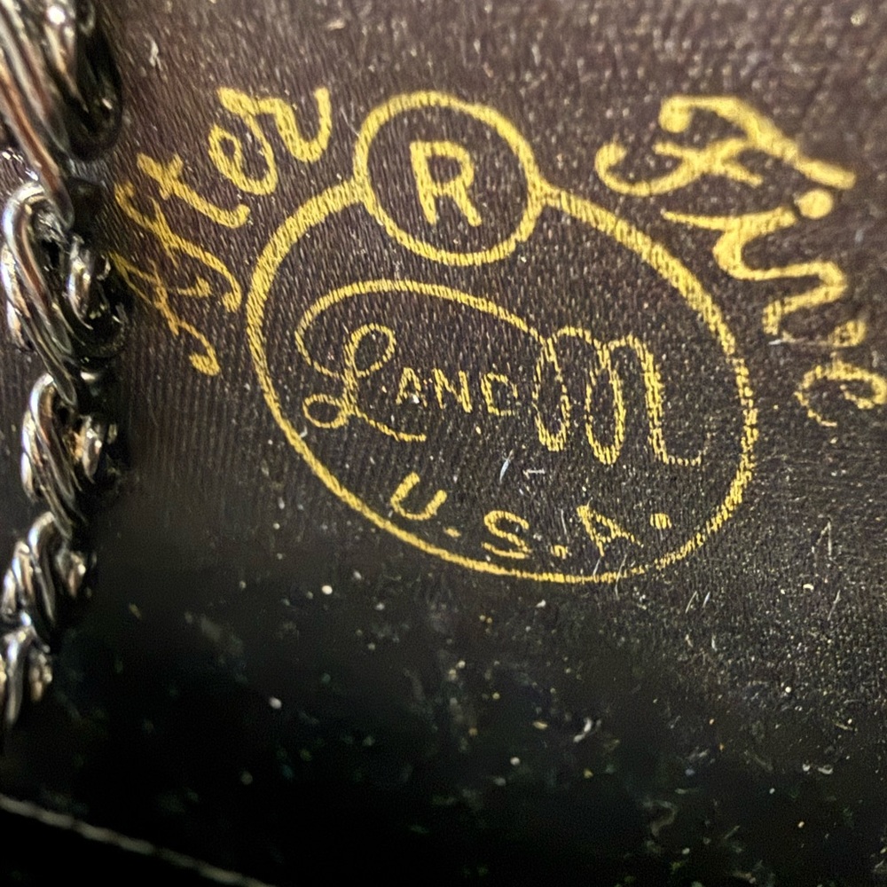 After Five Vintage Black & Gold Evening Bag - Picture 11 of 11